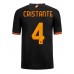 AS Roma Bryan Cristante #4 Tredje matchtröja 2023-24 Kortärmad Billigt
